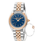 JC1L195M0405 Just Cavalli Animalier JC1L195M0405 Ladies Watch, Quartz Watch, Stainless Steel Case, Stainless Steel Strap, Silver/Rosé Gold