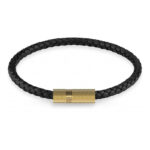 JUXB03238JWYGBKL Guess Mens Bracelet JUXB03238JWYGBKL, Stainless Steel, Gold