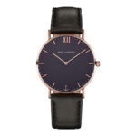 PH SA R ST B 2M Paul Hewitt Sailor PH-SA-R-ST-B-2M Men's Watch, Quartz Watch, Stainless Steel Case, Leather Strap, Rosé Gold