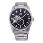 RA AR0002B10B Orient Open Heart Automatic RA-AR0002B30B Men's Watch, Automatic Watch, Stainless Steel Case, Stainless Steel Strap, Silver