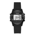 W1031L2 Guess Galactic W1031L2 Ladies Watch Chronograph, Quartz Watch, Silicone Case, Silicone Strap, Black