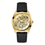 GW0389G2 Guess Tailor GW0389G2 Men's Watch, Quartz Watch, Stainless Steel Case, Leather Strap, Gold