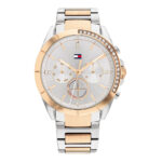 1782387 Tommy Hilfiger Kennedy 1782387 Ladies Watch, Quartz Watch, Stainless Steel Case, Stainless Steel Strap, Silver/Rosé Gold