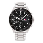 1791916 Tommy Hilfiger Larson 1791916 Men's Watch, Quartz Watch, Stainless Steel Case, Stainless Steel Strap, Silver