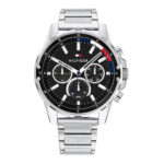 7396 0 Tommy Hilfiger Mason 1791936 Men's Watch, Quartz Watch, Stainless Steel Case, Stainless Steel Strap, Silver