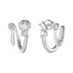 7580 0 Guess Ladies Earrings JUBE05360JWRHTU, Stainless Steel, Silver