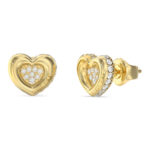 7589 0 Guess Ladies Earrings JUBE05466JWYGTU, Stainless Steel, Gold