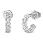 7590 0 Guess Ladies Earrings JUBE05472JWRHTU, Stainless Steel, Silver