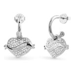 7592 0 Guess Ladies Earrings JUBE05477JWRHTU, Stainless Steel, Silver