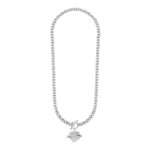 7627 0 Guess Ladies Necklace JUBN05475JWRHTU, Stainless Steel, Silver