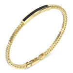 7643 0 Guess Mens Bracelet JUMB05102JWYGS, Stainless Steel, Gold