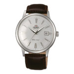 FAC00005W0 Orient Bambino Automatic TAC00005W0 Men's Watch, Automatic Watch, Stainless Steel Case, Leather Strap, Silver