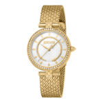 JC1L240M0025 Just Cavalli Glam Chic JC1L240M0025 Ladies Watch, Quartz Watch, Stainless Steel Case, Stainless Steel Strap, Gold