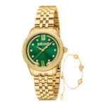 JC1L315M0065 Just Cavalli Valentines Set JC1L315M0065 Ladies Watch, Quartz Watch, Stainless Steel Case, Stainless Steel Strap, Gold