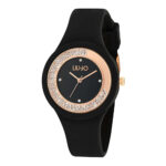 TLJ1418 LIU-JO Luxury Dancing Sport TLJ1418 Ladies Watch, Quartz Watch, Silicone Case, Silicone Strap, Black
