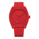 Z10191 Adidas Process SP1 Z10191 Ladies Watch, Quartz Watch, Plastic Case, Silicone Strap, Red