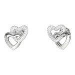 7753 0 Guess Ladies Earrings JUBE06015JWRHTU, Stainless Steel, Silver