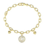 7839 0 Guess Ladies Bracelet JUBB06197JWYGS, Stainless Steel, Gold