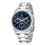 7853 0 Maserati Competizione R8853100022 Men's Watch, Quartz Watch, Stainless Steel Case, Stainless Steel Strap, Silver