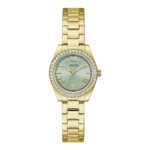 7893 0 Guess Mini Luna GW0841L5 Ladies Watch, Quartz Watch, Stainless Steel Case, Stainless Steel Strap, Gold