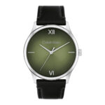 7907 0 Calvin Klein Accent 25200454 Men's Watch, Quartz Watch, Stainless Steel Case, Leather Strap, Silver