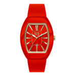 7929 0 ICE Watch Boliday 024542 Ladies Watch, Quartz Watch, Plastic Case, Silicone Strap, red