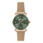 7944 0 Carlo Cantinaro CC3013 Ladies Watch, Quartz Watch, Metal Case, Metal Strap, Rosé Gold