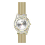 7951 0 Carlo Cantinaro CC3020 Ladies Watch, Quartz Watch, Metal Case, Metal Strap, Gold