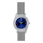 7952 0 Carlo Cantinaro CC3021 Ladies Watch, Quartz Watch, Metal Case, Metal Strap, Silver