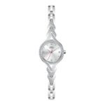7962 0 Carlo Cantinaro CC3031 Ladies Watch, Quartz Watch, Metal Case, Metal Strap, Silver