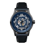 7967 0 Carlo Cantinaro CC1001LB003 Men's Watch Automatic, Automatic Watch, Metal Case, Leather Strap, Black