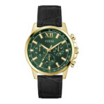 7999 0 Guess Walker GW0901G4 Men's Watch, Quartz Watch, Stainless Steel Case, Leather Strap, Gold
