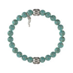 8028 0 Guess Mens Bracelet JUMB06022JWSTGNTU, Stainless Steel, Silver/Green