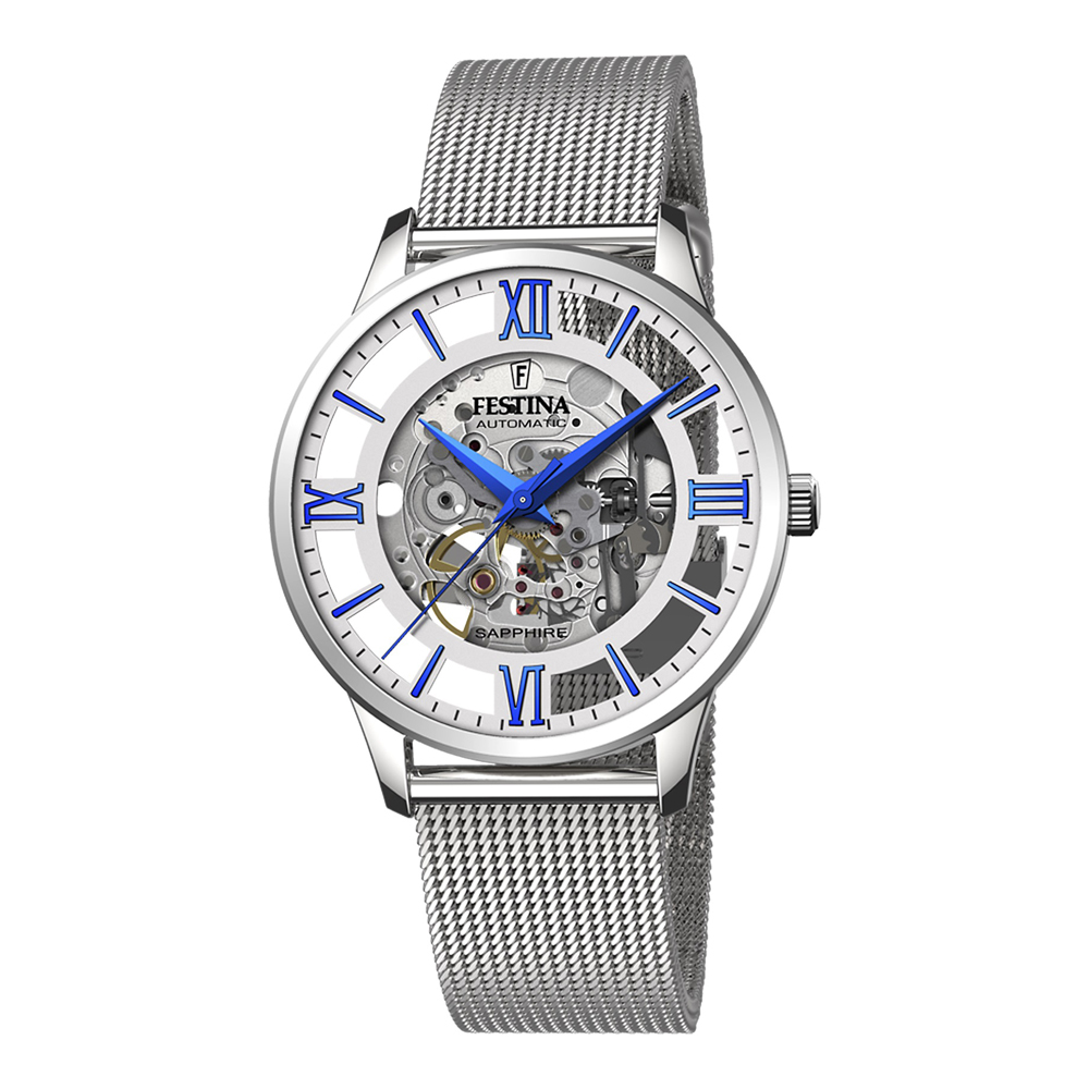 Festina Skeleton Automatic F20534/1 Men's Watch 7 8064 0