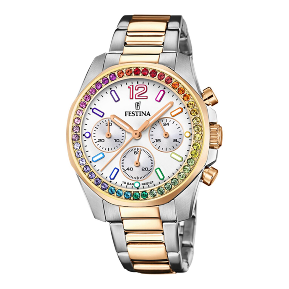 Festina Boyfriend F20608/2 Ladies Watch Chronograph 16 8067 0